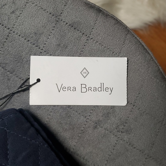 Vera Bradley Quilted Blue Cosmetic Pouch NWT - Picture 3 of 8